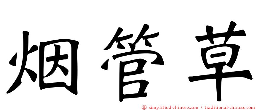 烟管草