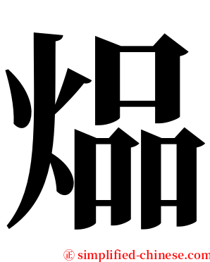 煰 serif font