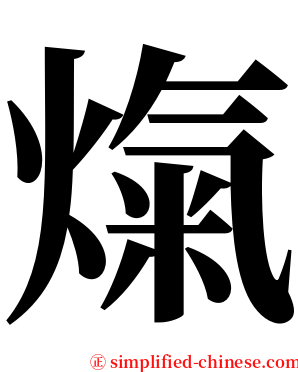 熂 serif font