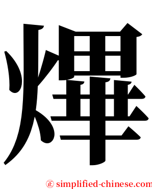 熚 serif font