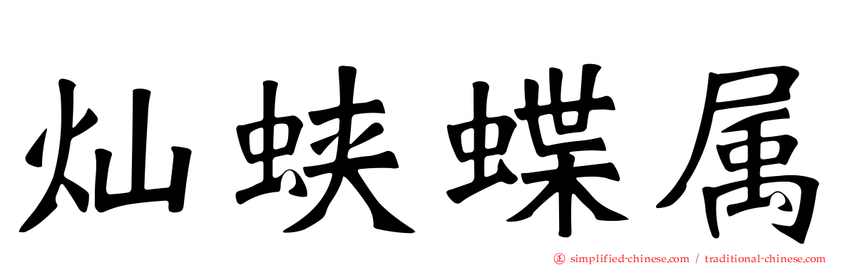 灿蛱蝶属
