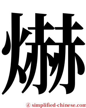 爀 serif font