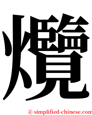 爦 serif font