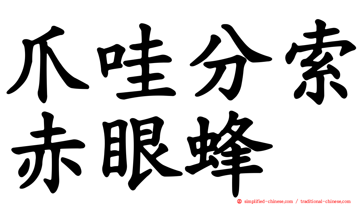 爪哇分索赤眼蜂