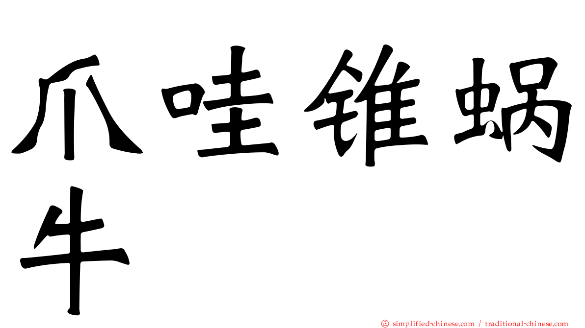 爪哇锥蜗牛