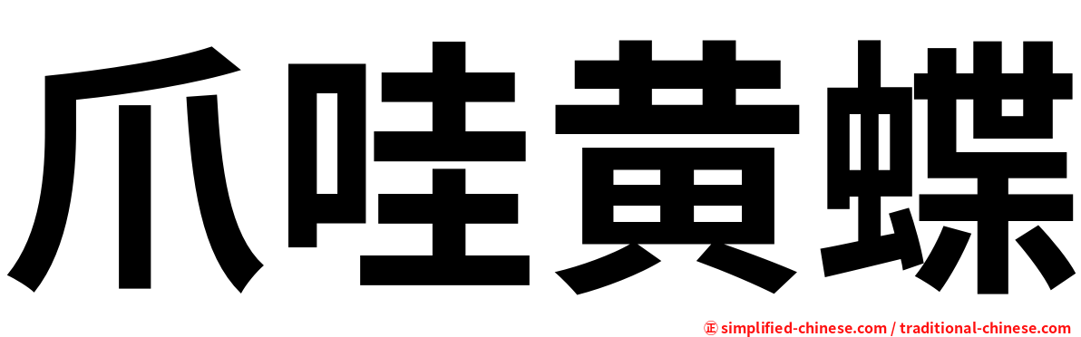 爪哇黄蝶