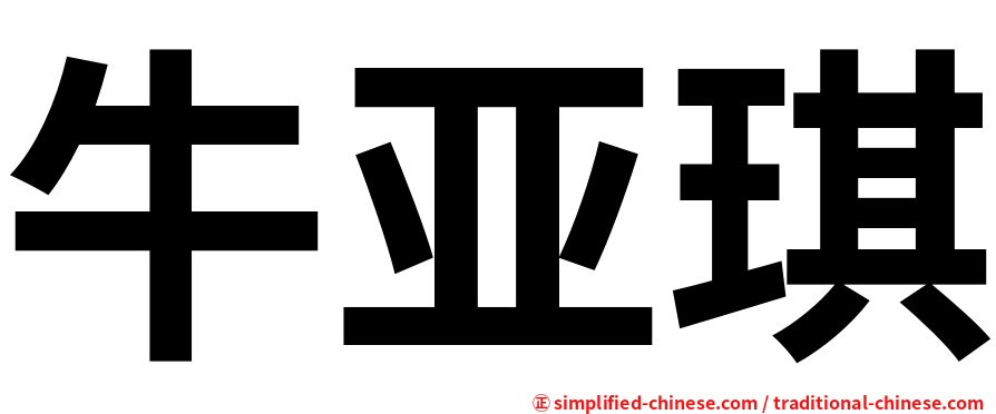 牛亚琪