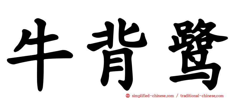 牛背鹭