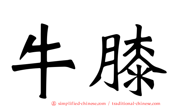 牛膝