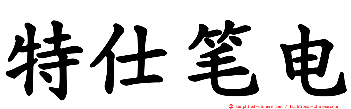 特仕笔电