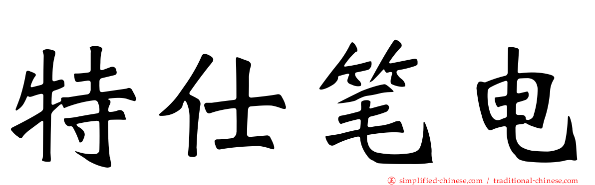 特仕笔电
