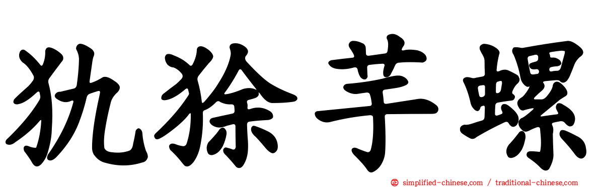 犰狳芋螺