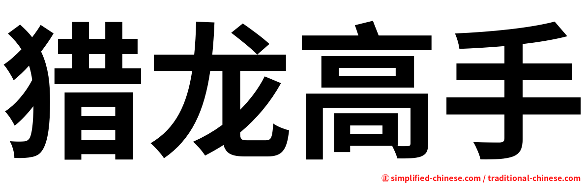 猎龙高手