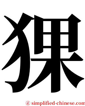 猓 serif font