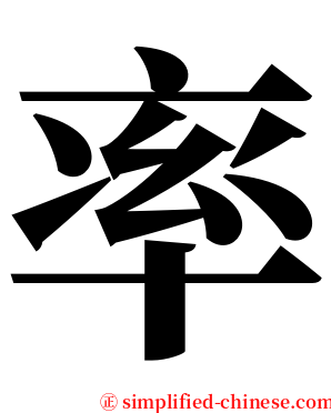 率 serif font