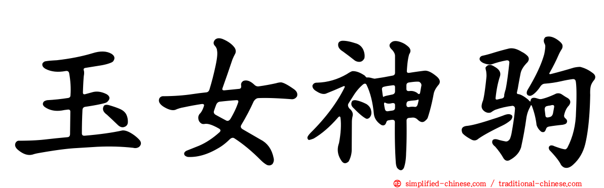 玉女神驹