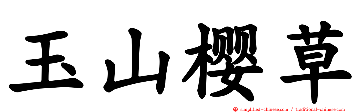 玉山樱草