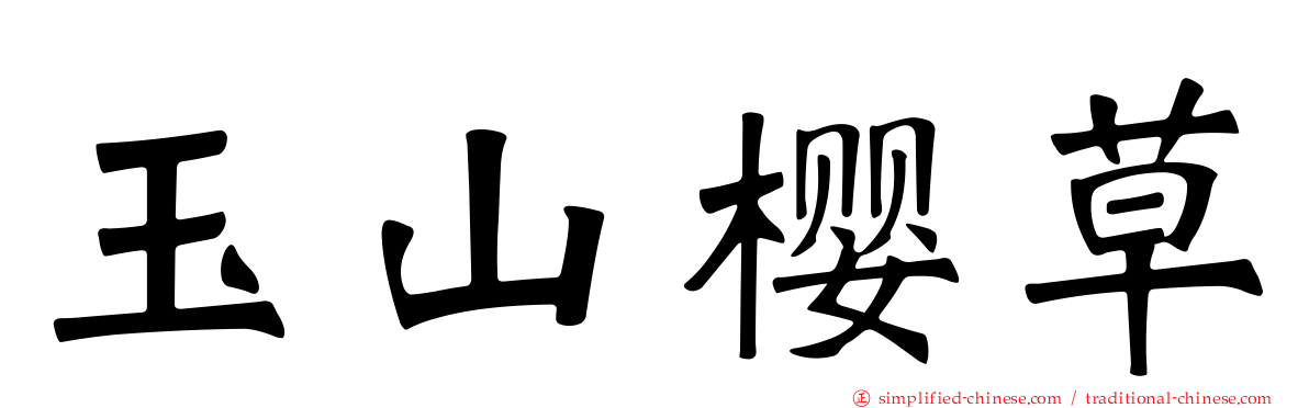 玉山樱草
