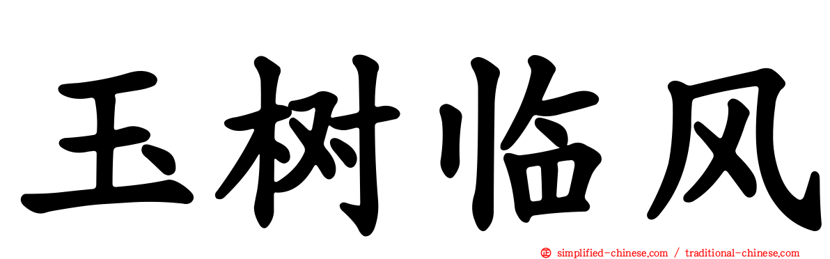 玉树临风