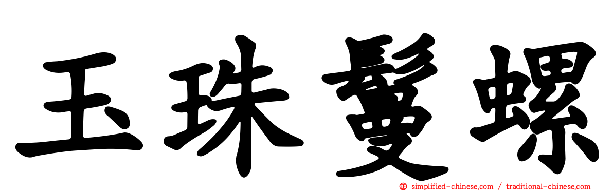 玉珠鬘螺