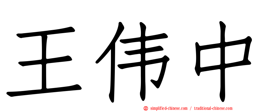 王伟中