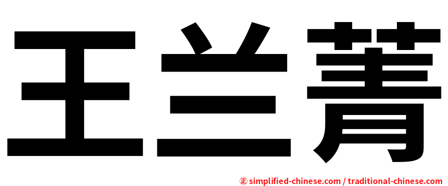 王兰菁