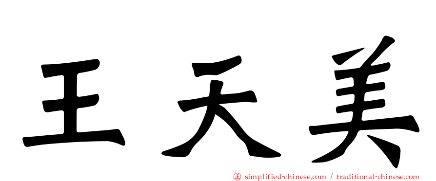 王天美