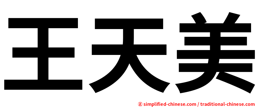 王天美