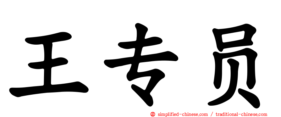 王专员