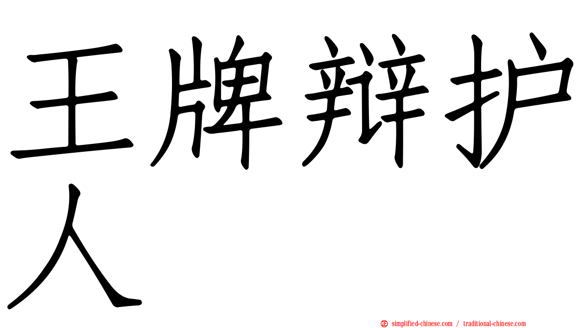 王牌辩护人