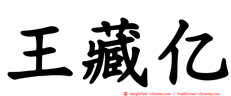 王藏亿