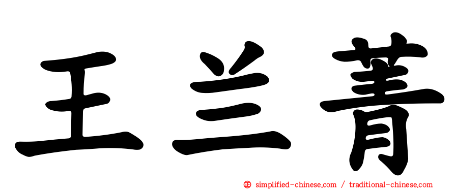 王兰菁