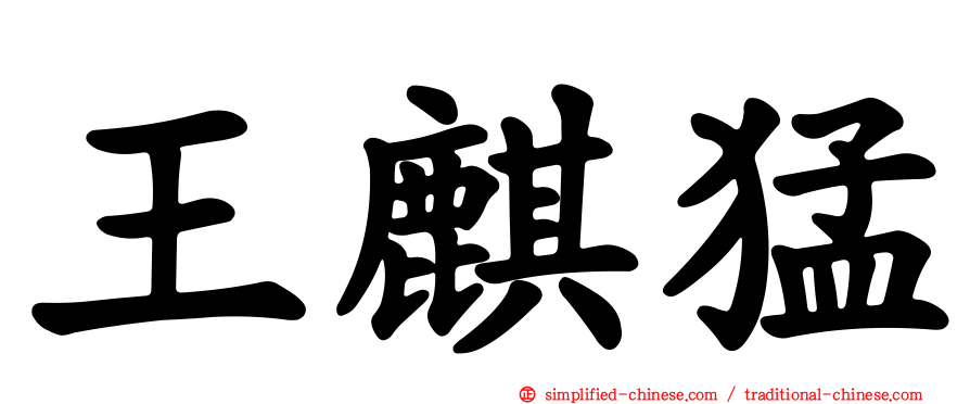 王麒猛