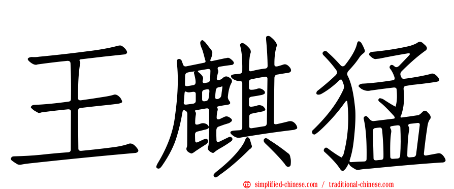 王麒猛