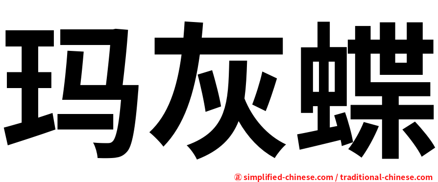 玛灰蝶