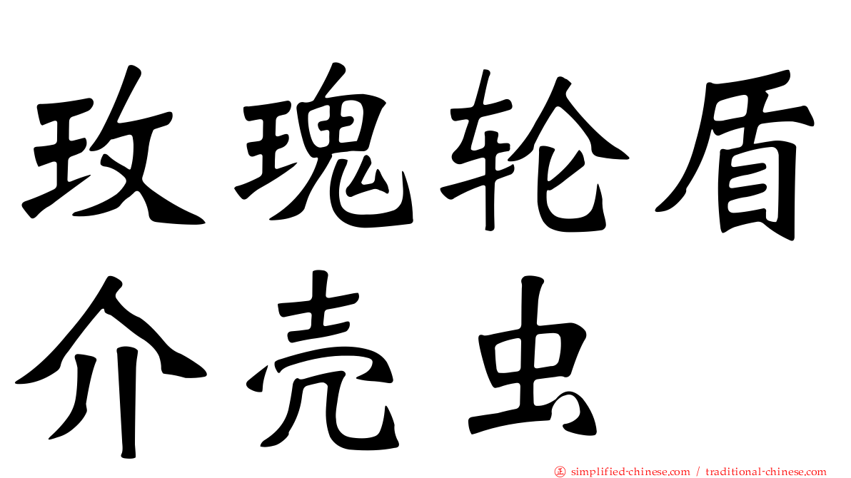 玫瑰轮盾介壳虫