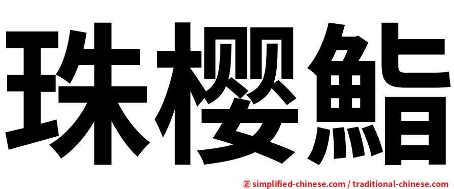 珠樱鮨