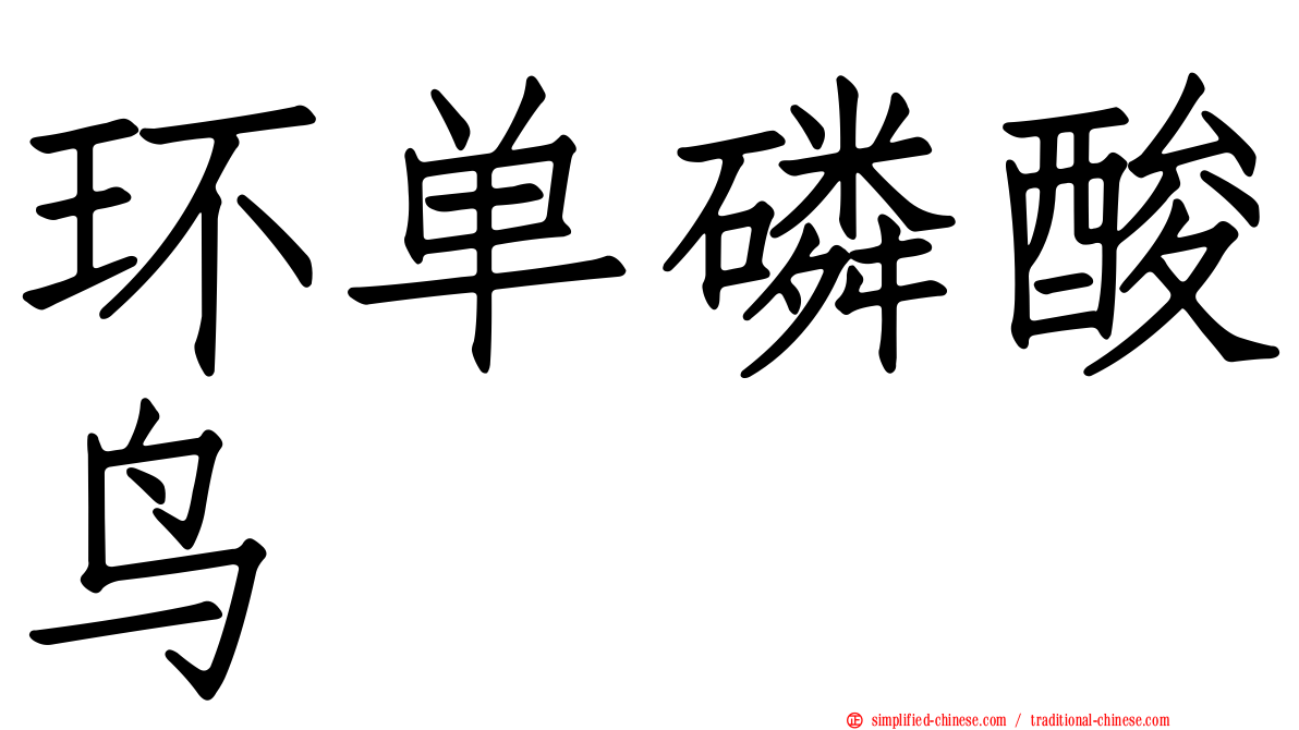 环单磷酸鸟苷