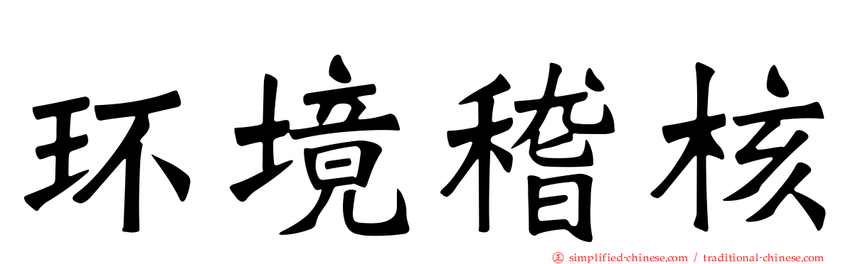 环境稽核
