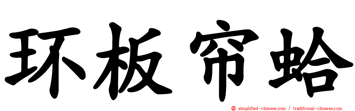 环板帘蛤