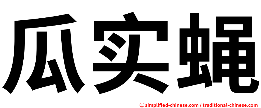 瓜实蝇