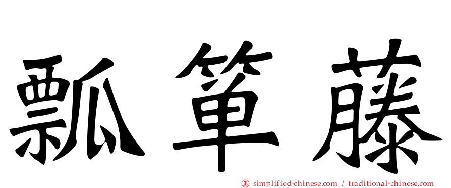 瓢箪藤