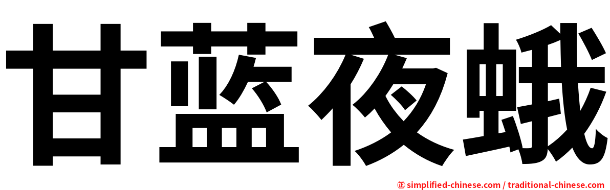 甘蓝夜蛾