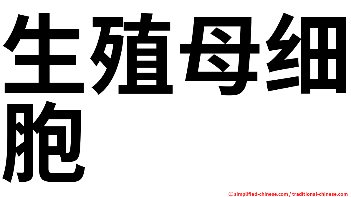 生殖母细胞
