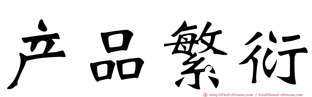 产品繁衍