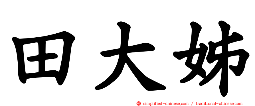 田大姊