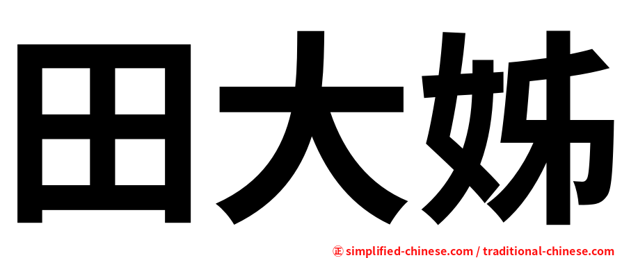 田大姊