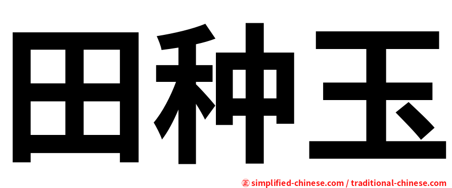 田种玉