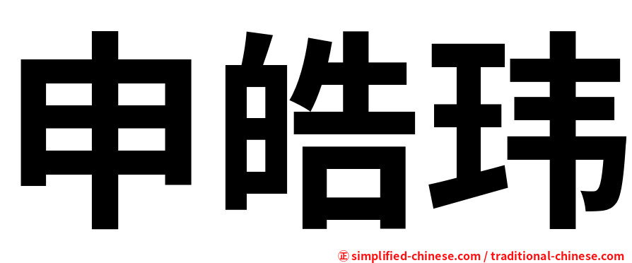 申皓玮