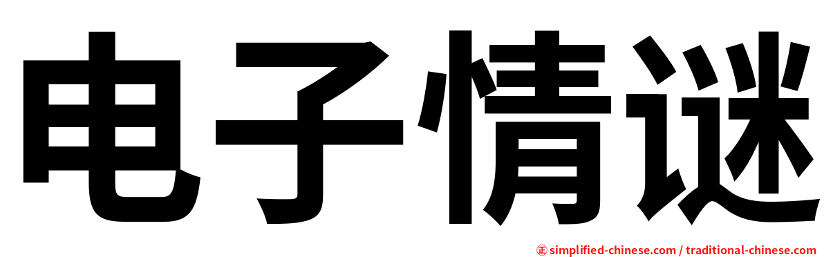 电子情谜